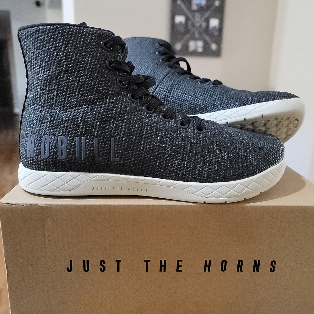 Nobull High-Top Black Heather Trainers